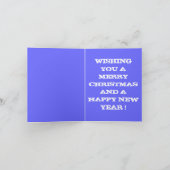 スケートボードのクリスマスカードとノテカード シーズンカード (内部)