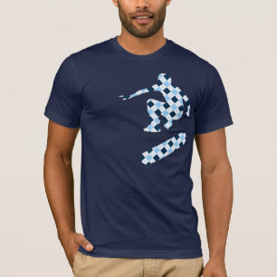 スケートボードのシルエット Tシャツ