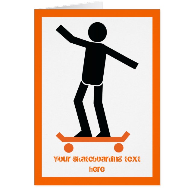 スケートボードのスケートボーカスタムダー (正面)