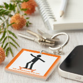 スケートボードのスケートボーカスタムダー キーホルダー (正面右)