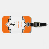 スケートボードのスケートボーカスタムダー ラゲッジタグ (正面横)