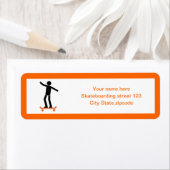 スケートボードのスケートボーカスタムダー ラベル (インサイチュ)