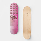 スケートボードのデッキを転がる丘 スケートボード (正面)