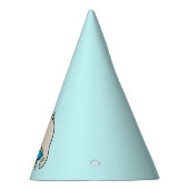 スケートボードのハッピーバースデーのフレンチ・ブルドッグ パーティーハット (右)