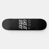 スケートボードのポジティブワード素晴らしライフ スケートボード (横)