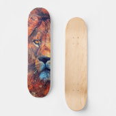 スケートボードのライオンの#lionの#skateboard スケートボード (正面)