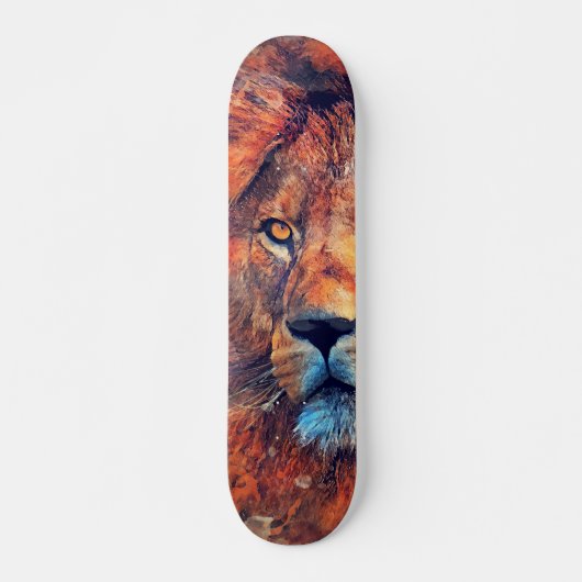 スケートボードのライオンの#lionの#skateboard スケートボード (正面)