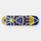 スケートボードの万華鏡のように千変万化するパターン スケートボード (横)