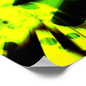 スケートボードの光爆発 ポスター (角)