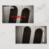 スケートボードの名刺(個人化して下さい) 名刺 (正面/裏面)