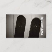 スケートボードの名刺(個人化して下さい) 名刺 (裏面)
