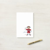 スケートボードの子供 ポストイット (デスク上)