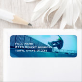 スケートボードの宛名ラベル ラベル (インサイチュ)