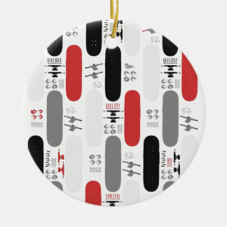 スケートボードの狂気(GRB) セラミックオーナメント
