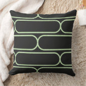 スケートボードの砂時計の装飾用クッションの灰色及びLt Green クッション (ブランケット)