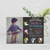 スケートボードの誕生日招待状 招待状 (スタンド正面)