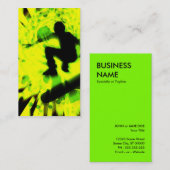 スケートボードの軽い爆発 名刺 (正面/裏面)