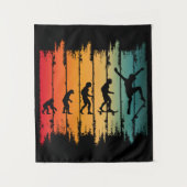 スケートボードの進化スケーター タペストリー (正面)