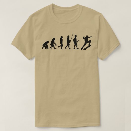 スケートボードの進化TShirtTShirt Tシャツ (デザイン正面)