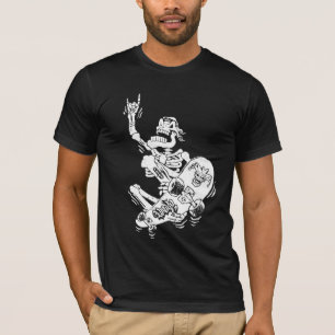 スケートボードの骨組 Tシャツ