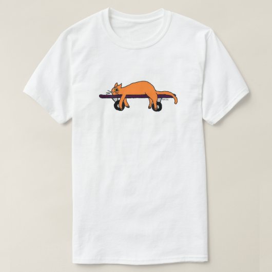 スケートボードのFahtCahtのTシャツ Tシャツ (デザイン正面)