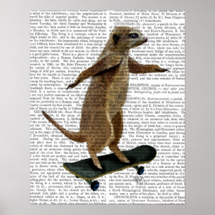 スケートボードのMeerkat ポスター
