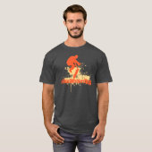 スケートボードをすること Tシャツ (正面フル)