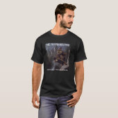 スケートボードをするカエルマジシャン Tシャツ (正面フル)