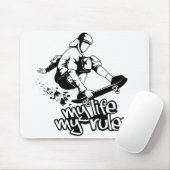 スケートボードをするカスタムなmousepad マウスパッド (マウス)