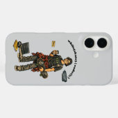 スケートボードをするURMソフトウェアエンジニア兼コーダー Case-Mate iPhoneケース (裏面 (横))