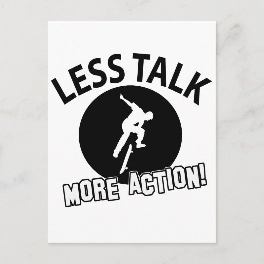 スケートボードをもっとかっこよく ポストカード (正面)