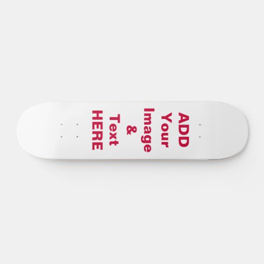 スケートボードを加えますイメージ及び文字の指示をカスタマイズ スケートボード (横)