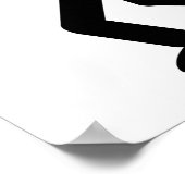 スケートボードアイコン ポスター (角)