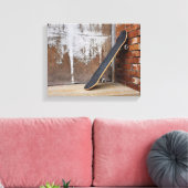 スケートボードアットレスト キャンバスプリント (インサイチュ (リビング))