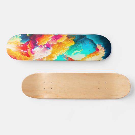 スケートボードアルテアブストラクトビストサファンタジア スケートボード (横)