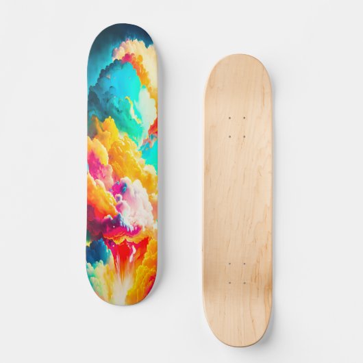 スケートボードアルテアブストラクトビストサファンタジア スケートボード (正面)