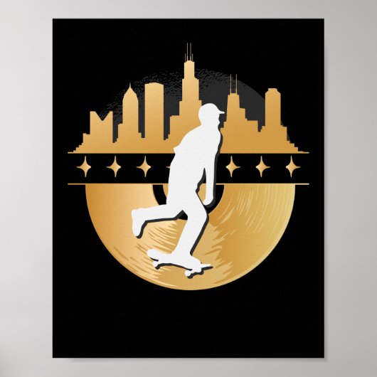 スケートボードアーバン&ライフスタイル ポスター (正面)