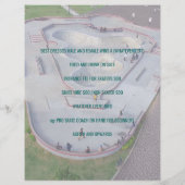 スケートボードイベント広告の写真とロゴの追加 チラシ (裏面)