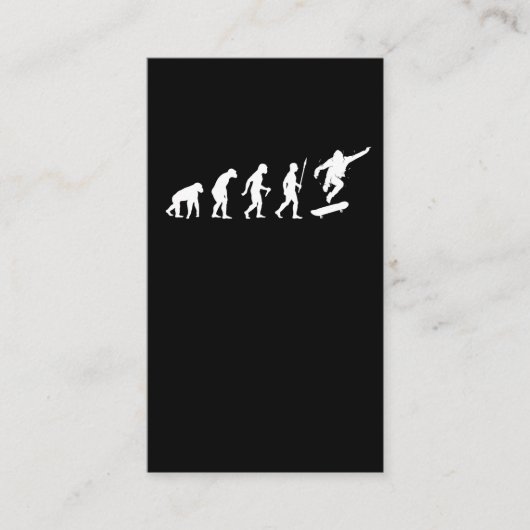 スケートボードエボリューションスケートボード 名刺 (正面)