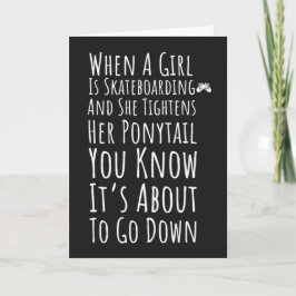 スケートボードカード 女性スケートボーダー スケーター カード