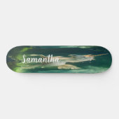 スケートボードガーリーオールドホワイトユニコーン スケートボード (横)