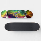 スケートボードガールスケートボーダー スケートボード (横)