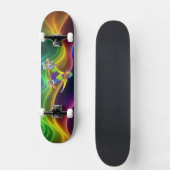 スケートボードガールスケートボーダー スケートボード (正面)