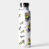 スケートボードガール ウォーターボトル (右面)