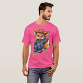 スケートボードキツネスケートボード Tシャツ (正面フル)