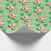 スケートボードクリスマスギフトラッピング紙 ラッピングペーパー (角)