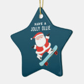 スケートボードクリスマスコレクティブ セラミックオーナメント (左)