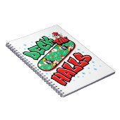 スケートボードクリスマススケートボードデッキthe Holes ノートブック (右側)