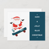 スケートボードクリスマス シーズンポストカード (正面/裏面)