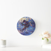 スケートボードサーフィン – スケートボーダーデザイン ラウンド壁時計 (ホーム)